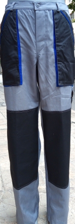 Мъжки работен панталон Лукс СивЧерен 
