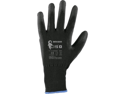 Ръкавици, топени в полиуретан, Черни BRITA 0001-5
