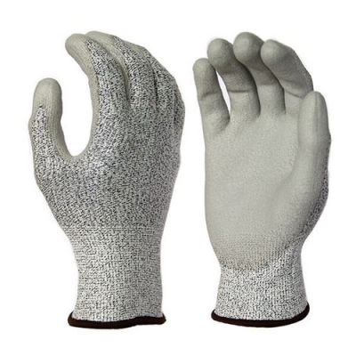 Ръкавици противосрезни Globus Shogun C5004, сиви, размер 10, топени в полиуретан