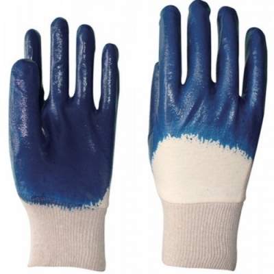 Ръкавици Globus Hera N2001, син, размер 10, топени в нитрил