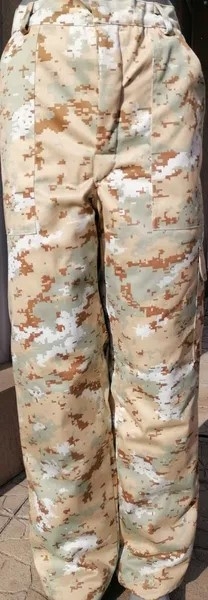 Зимен ватиран панталон Камуфлаж
