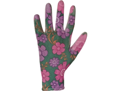 Ръкавици дамски CXS LEIVA , цветни ,  топени в полиестер , размер 8