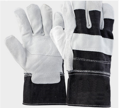 Работни комбинирани ръкавици Atlas GS-3070, кожа-плат, размер 10